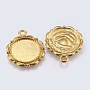 Alloy Pendant Cabochon Settings LS-PALLOY-A18941-AG-FF-2