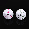 Opaque Acrylic Beads SACR-T035-18M-3