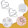 32Pcs Mini Iron Place Card Holders ODIS-SP0001-08P-5