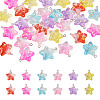 36Pcs 6 Colors Transparent Resin Pendants RESI-TA0001-52-10