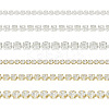  6m 6 Style Brass Rhinestone Strass Chains CHC-TA0001-04-1