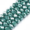 Electroplate Glass Beads Strands EGLA-A044-P3mm-A09-1