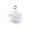 Alloy Enamel Charms ENAM-E362-08D-1