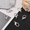 Zinc Alloy Lobster Claw Clasps LS-PALLOY-D008-P-4