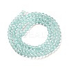 Transparent Baking Paint Glass Beads Strands DGLA-A034-T4mm-D01-2