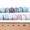 Ombre Effect Dyed Glass Beads Strands GLAA-N067-01A-17-4