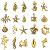 5Sets Tibetan Style Alloy Pendants Kits DIY-SC0029-59AG-1