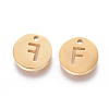 Ion Plating(IP) 304 Stainless Steel Charms STAS-I120-10F-G-2