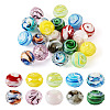 20Pcs 10 Colors Handmade Lampwork Beads LAMP-TA0001-21-2