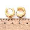 304 Stainless Steel Enamel Hoop Earrings for Women SA-CBA7B26-01G-5