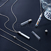DIY 304 Stainless Steel & Glass Bottle Pendant Necklace Making Kits DIY-HS0001-51P-5