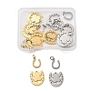 24Pcs 2 Style Stainless Steel Charms STAS-DC0001-81-1