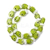 Handmade Lampwork Beads Strands LAMP-G154-07O-4