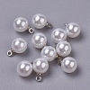 Resin Imitation Pearl Pendants RESI-WH0008-17D-2