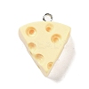Opaque Resin Pendants RESI-R445-02B-1