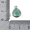 Natural Dyed Strawberry Quartz Faceted Pendants G-U019-05P-05-3