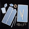 DIY Doorplate Silicone Mold Kits DIY-TA0008-32-12