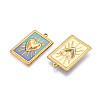 Ion Plating(IP) 304 Stainless Steel Pendants STAS-N107-05B-G-2