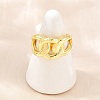 Brass Cuff Open Rings KK-CBA5A76-06G-01-1