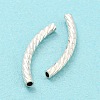 925 Sterling Silver Tube Beads STER-Q191-01A-S-3