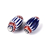 Handmade Millefiori Glass Barrel Beads LA-N002-09H-2