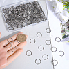 300Pcs 304 Stainless Steel Split Rings STAS-SP0001-66A-3
