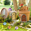 100Pcs 5 Colors Ladybug Luminous Resin Cabochon MRMJ-SP0001-11-6