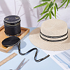 10 Yards Black Nylon Ribbon SRIB-WH0012-09A-5