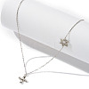925 Sterling Silver Cable Chain Necklaces NJEW-L116-04P-2