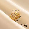 304 Stainless Steel Enamel Cuff Ring HA8093-2-1