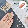 100Pcs Brass Charms KK-FH0004-61-3