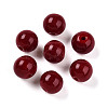 Opaque Solid Color Glass Beads GLAA-N007-10mm-A04-1
