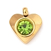 304 Stainless Steel Charms STAS-I165-05G-07-1