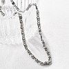 Tarnish Resistant 304 Stainless Steel Lumachina Chain Necklaces NJEW-P226-08P-01-4