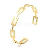 304 Stainless Steel Hollow Rectangle Cuff Bangles BJEW-H322-01G-3
