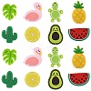16Pcs 8 Styles Food Grade Silicone Focal Beads SIL-SZ0002-20-1