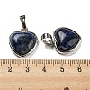 Natural Sodalite Pendants G-I358-A25-3