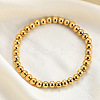 6MM Adjustable 304 Stainless Steel Round Beaded Stretch Bracelets for Women LS-UQ9222-1-2