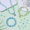 560Pcs 7 Colors Baking Paint Pearlized Glass Pearl Round Bead HY-AR0001-15B-4