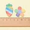 16Pcs 8 Style Acrylic Cabochons MACR-FS0001-46-2