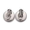 Tarnish Resistant 304 Stainless Steel Clip-on Earring Setting STAS-P249-23D-P-2