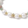 Natural Green Aventurine and Amethyst Beaded Bracelets for Women BJEW-JB11932-03-3