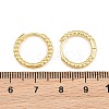 Brass Huggie Hoop Earrings KK-CBA8324-18B-G-4