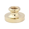 Golden Tone Crown Initial Wax Seal Brass Stamp Heads AJEW-A065-01W-2