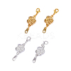 10 Sets 2 Colors Zinc Alloy Magnetic Clasps PALLOY-CJ0001-139-1