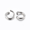 304 Stainless Steel Open Jump Rings X-STAS-H437-10x0.8mm-2