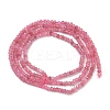 Natural Pink Tourmaline Beads Strands G-P553-F05-01-2