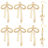 8Pcs Brass Micro Pave CLear Cubic Zirconia Pendant
s FIND-BC0013-56-1