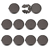 5 Pairs Brass Cufflinks BUTT-FG0001-57B-1