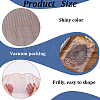 10 Yards Lucency Polyester Pleated Lace Trim OCOR-GF0004-74B-5